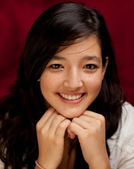 smiling girl with braces